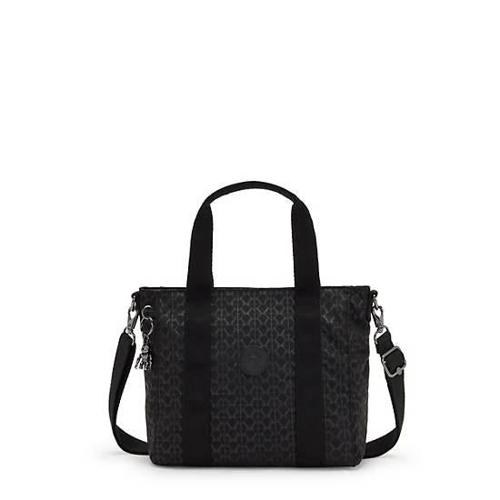 Asseni Mini Printed Tote Bag Signature Embossed - 1