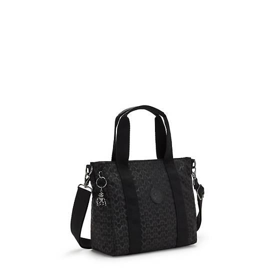 Asseni Mini Printed Tote Bag Signature Embossed - 3