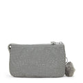 Creativity Large Metallic Pouch Grey Snake Metallic - 2