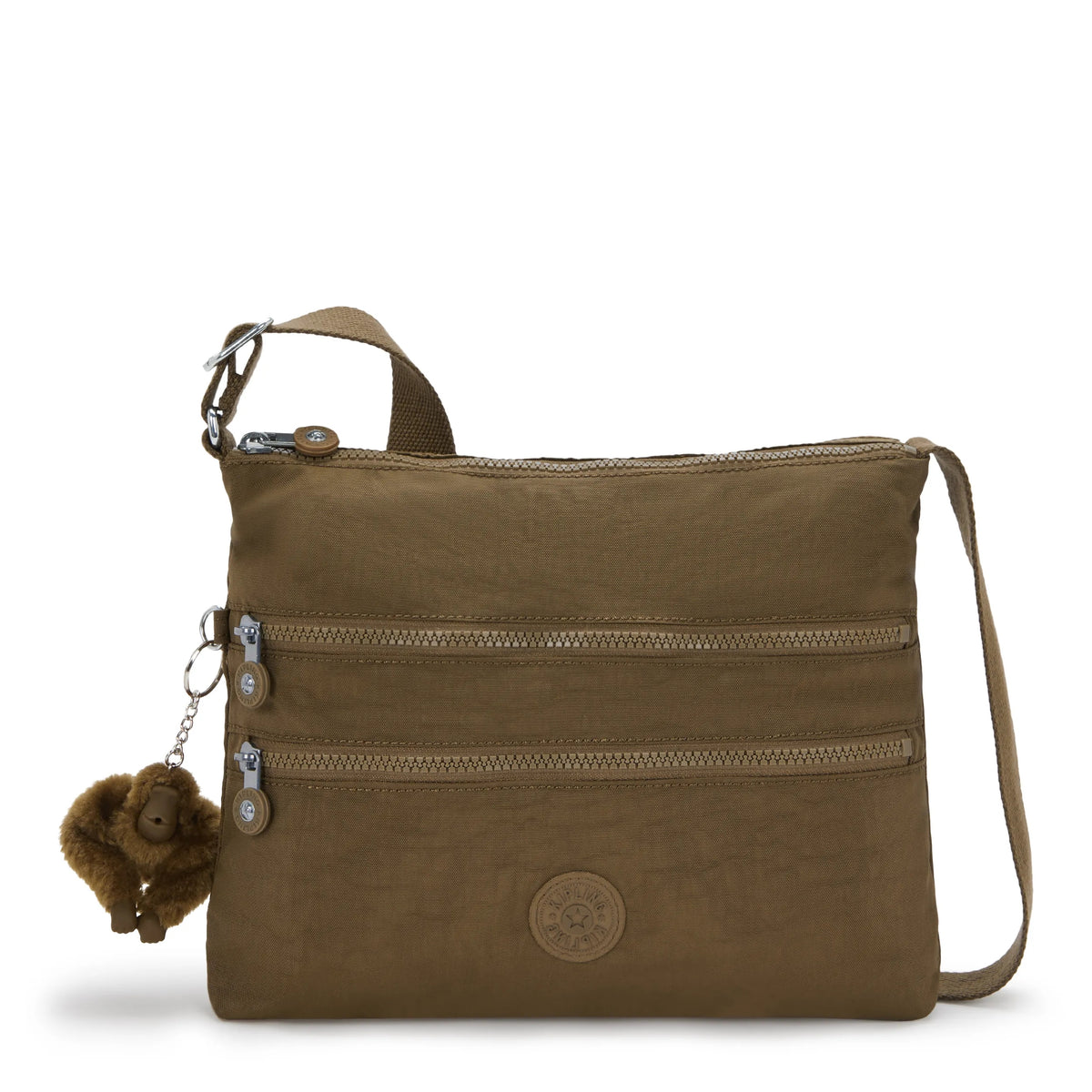 Alvar Crossbody Bag Smooth Khaki - view1