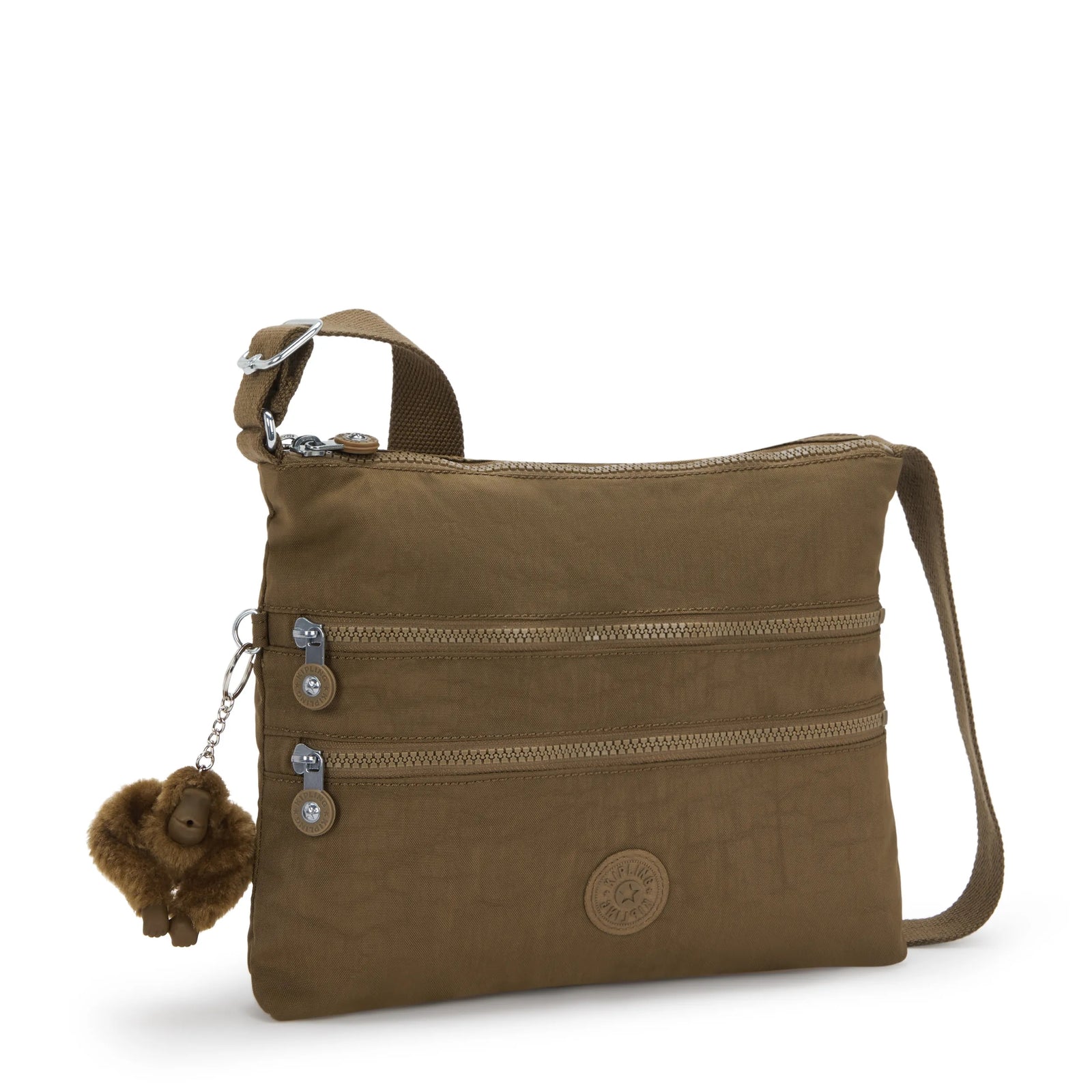 Alvar Crossbody Bag Smooth Khaki-view-4