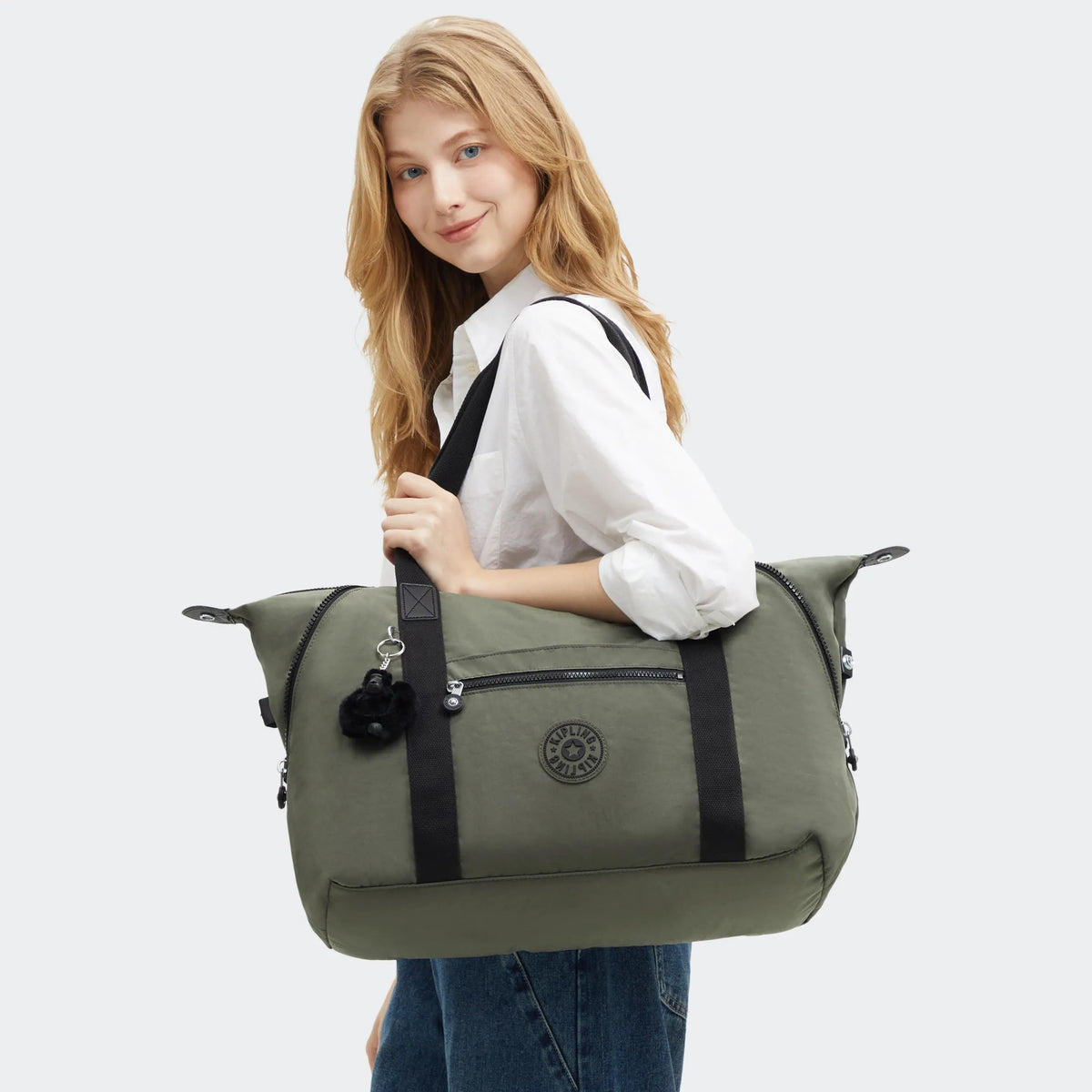 Art Medium Tote Bag Green Moss - 2