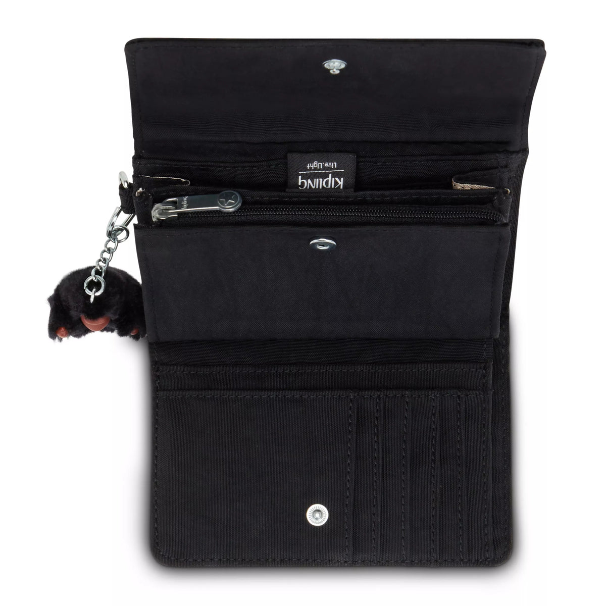 Pixi Medium Organizer Wallet Black Tonal - 3