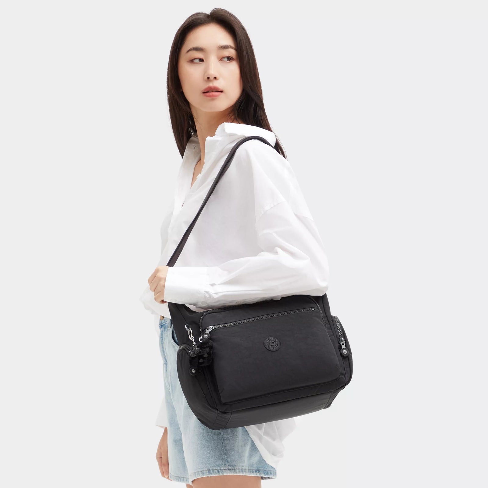 Kipling GABBIE - Schoudertas - ocean blue/blauw Kipling GABBIE - Schoudertas - ocean blue/blauw