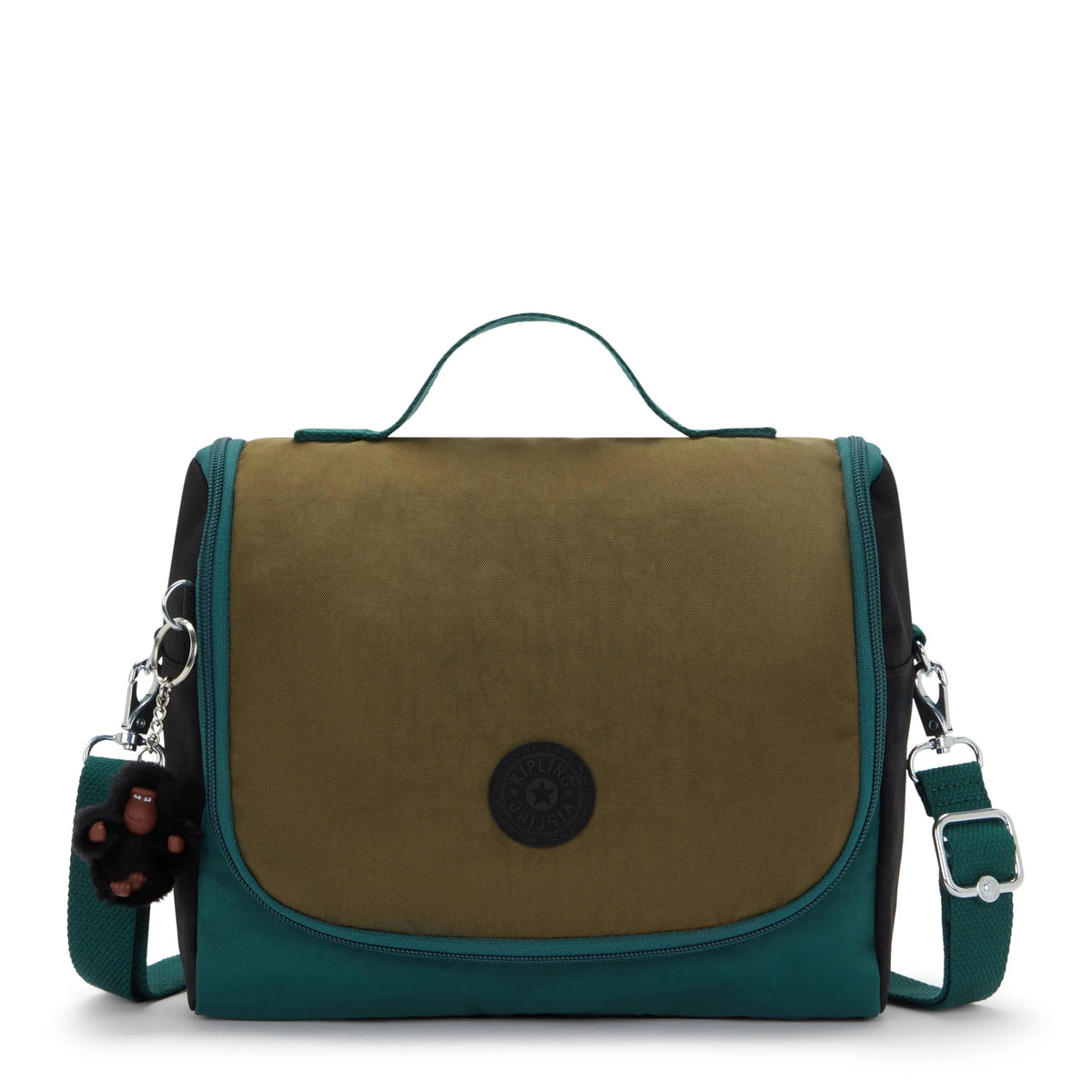 New Kichirou Lunch Bag Black Khaki Print - view1