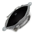 Art Mini Metallic Shoulder Bag Grey Snake Metallic - 4
