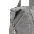 Art Mini Metallic Shoulder Bag Grey Snake Metallic - 7