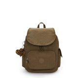 City Pack Small Backpack Smooth Khaki-view-1 thumbnail