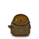 City Pack Small Backpack Smooth Khaki-view-4 thumbnail