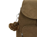 City Pack Small Backpack Smooth Khaki-view-6 thumbnail
