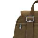 City Pack Small Backpack Smooth Khaki-view-7 thumbnail