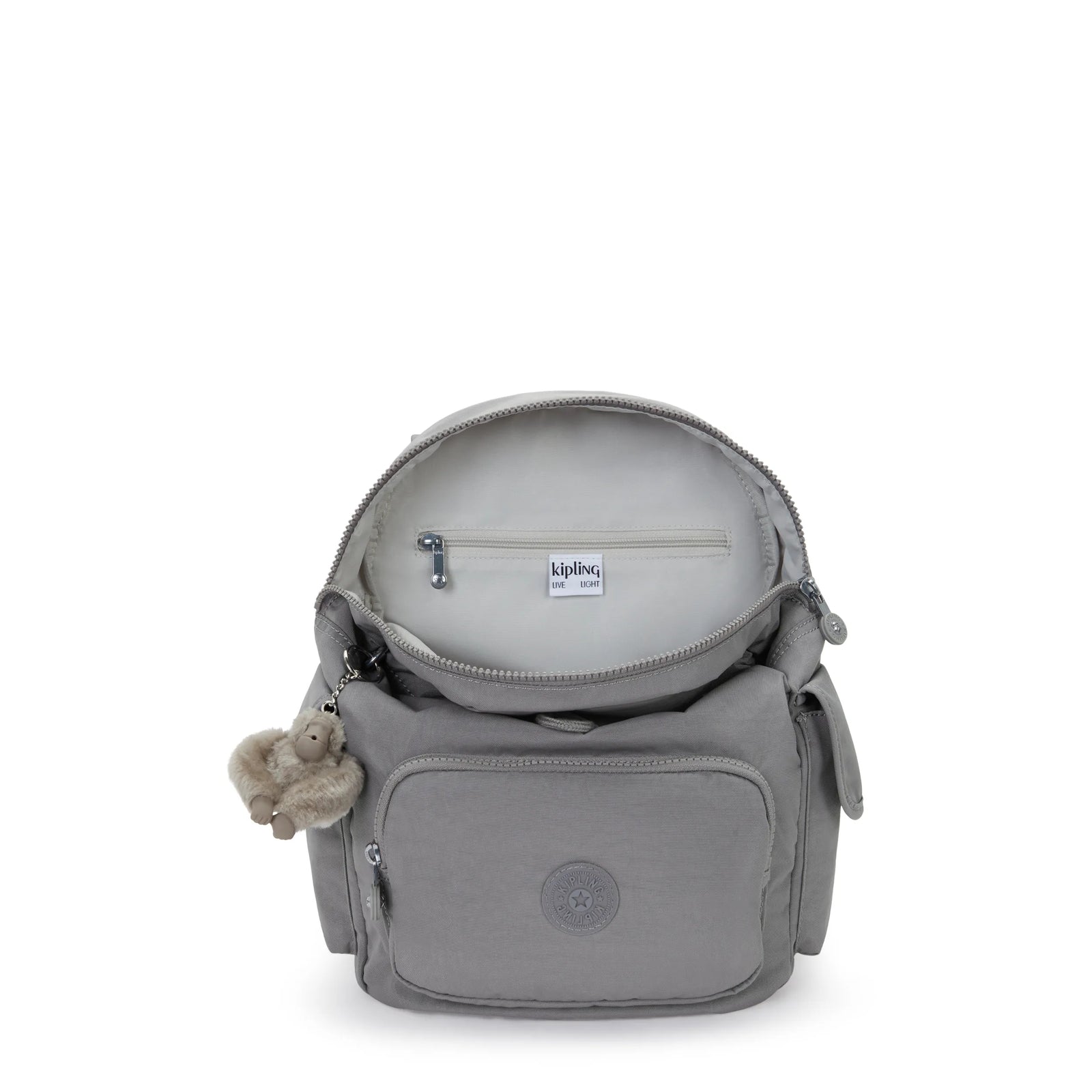 grey mini backpack City Pack Small Backpack
