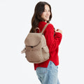 City Pack Small Backpack Tan Beige - 2