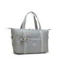 Art Medium Metallic Tote Bag Grey Snake Metallic - 5