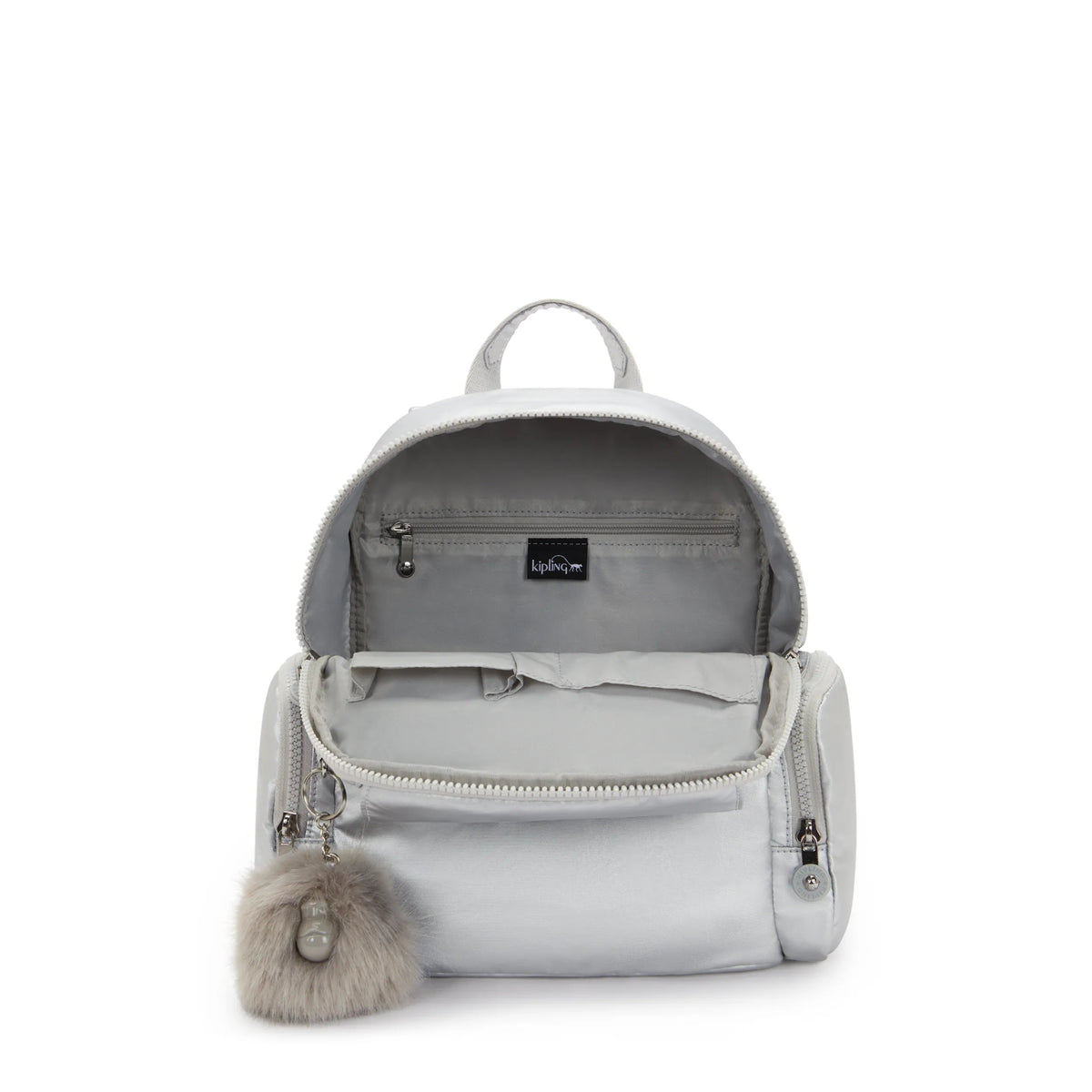 Matta Metallic Backpack Platinum Metallic Print - 3