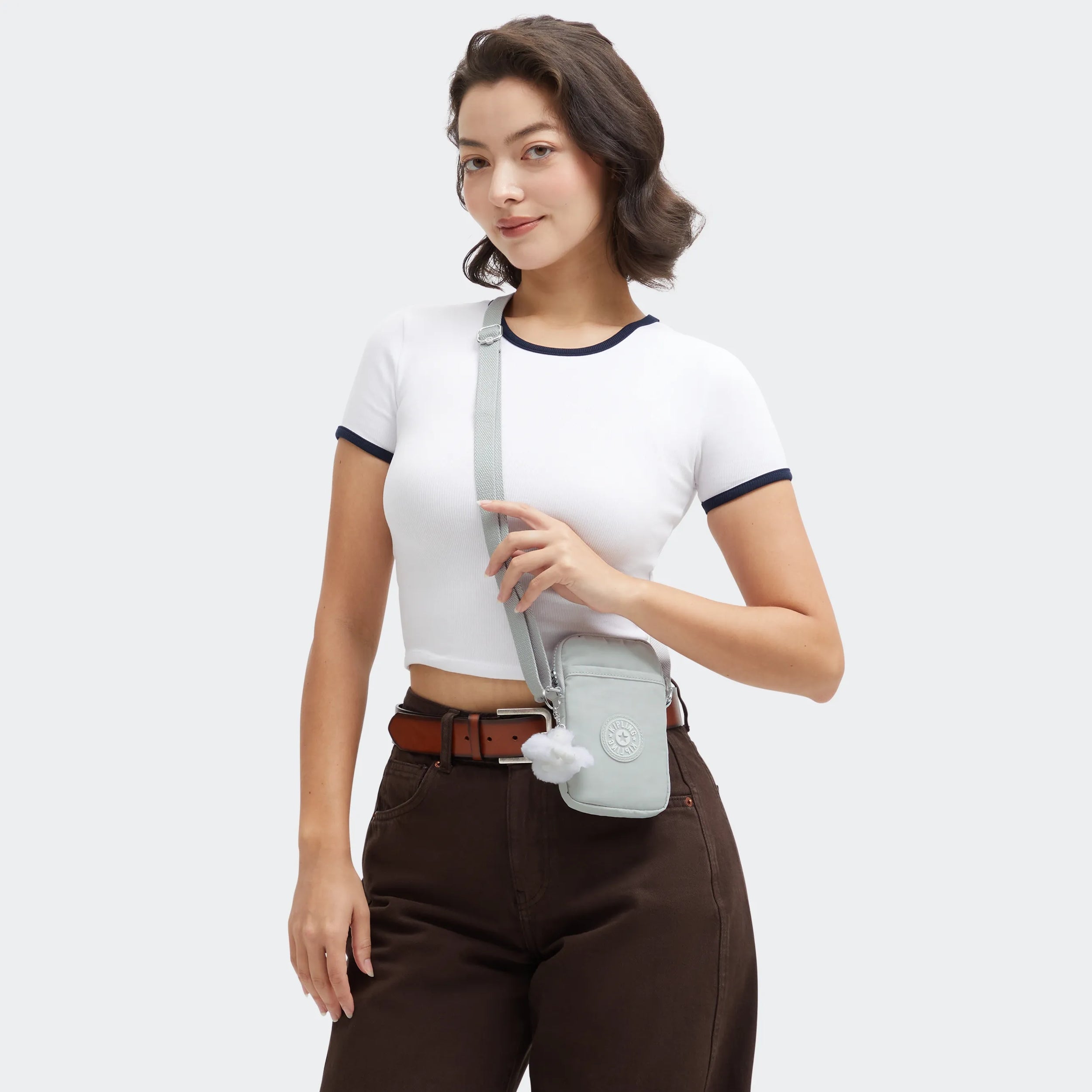 Tally Crossbody Phone Bag - Easy Grey