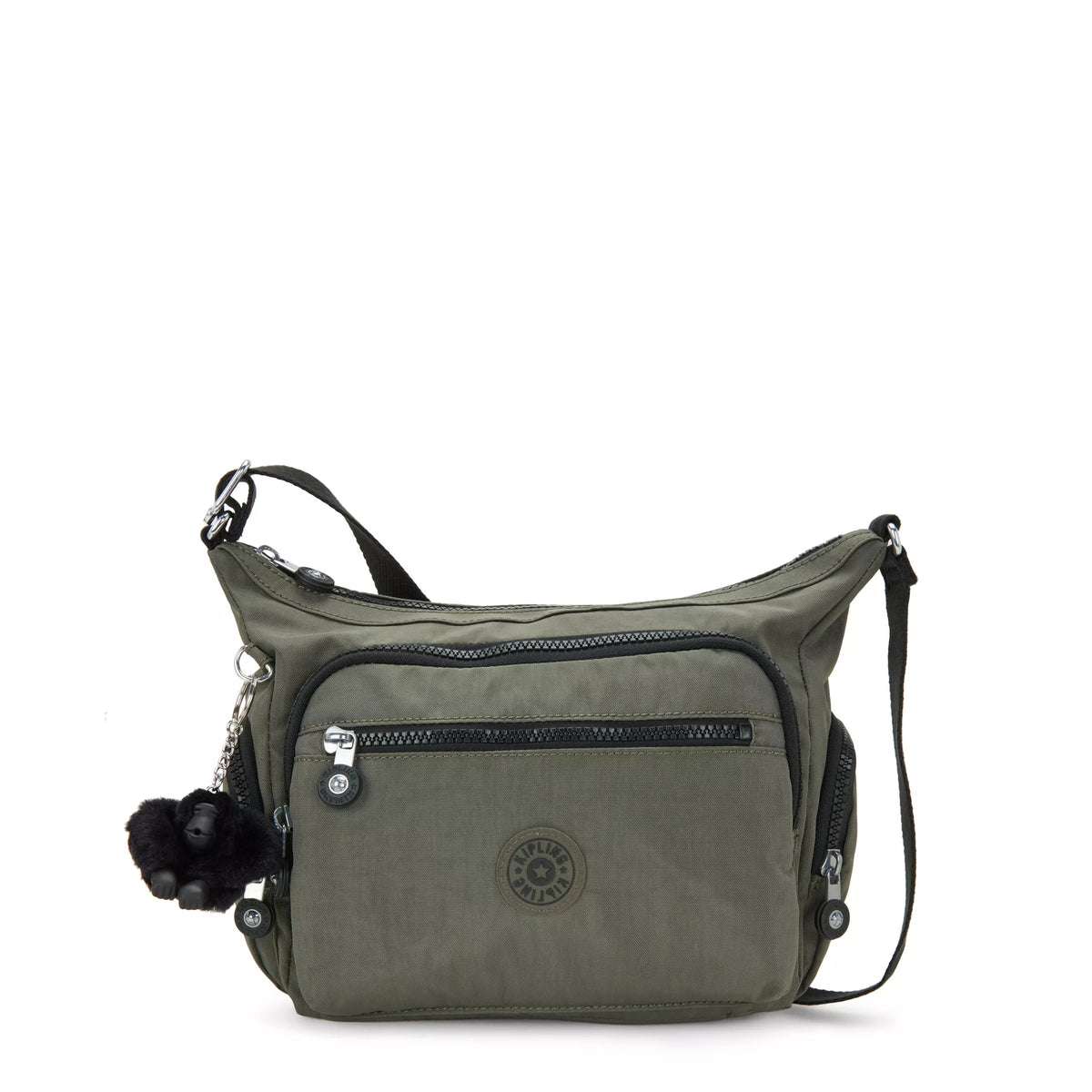 Gabbie Small Printed Crossbody Bag Green Moss - view1