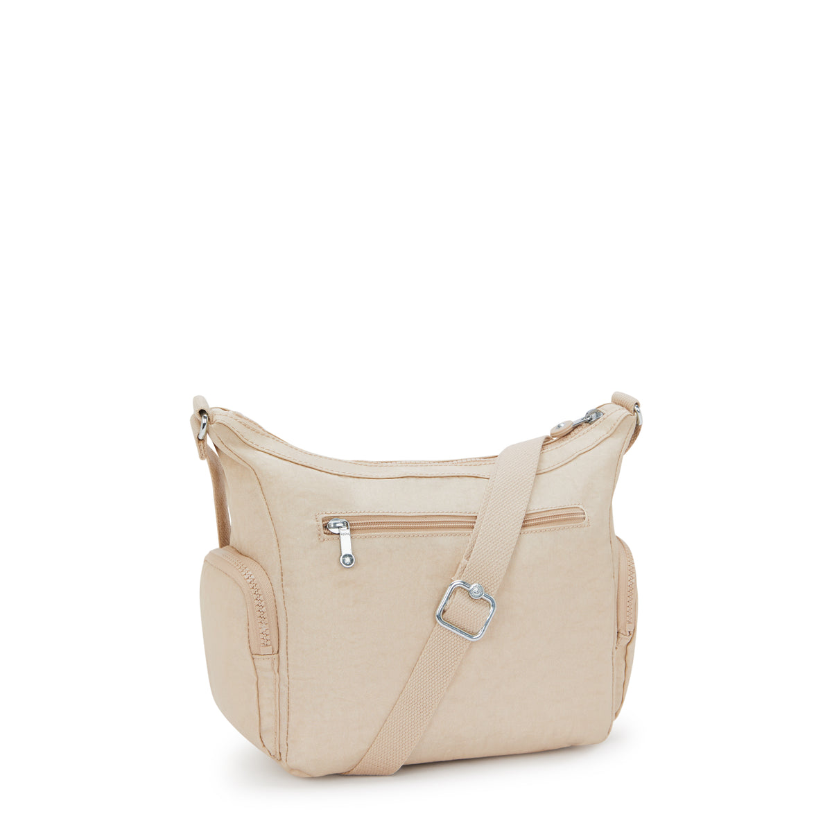 Gabbie Small Shimmer Crossbody Bag Sparkled Beige - 2