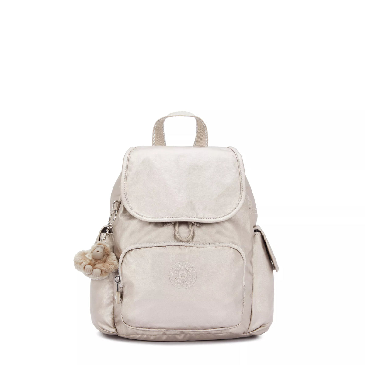 Kipling City Pack Mini Metallic Backpack Metallic Glow
