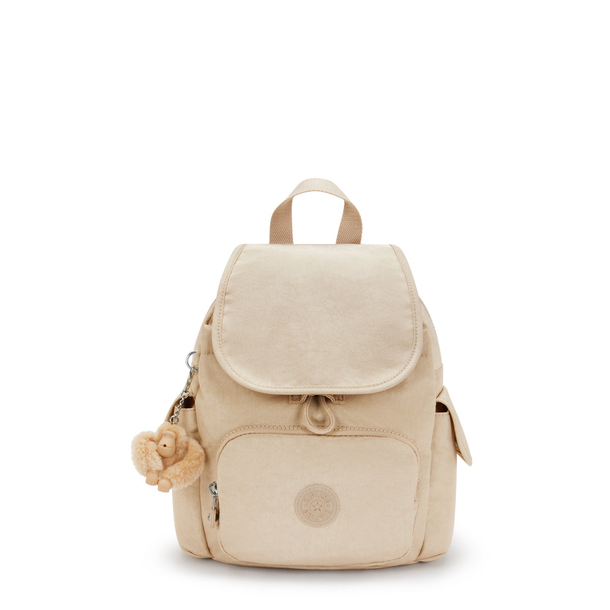 City Pack Mini Shimmer Backpack Sparkled Beige - 1