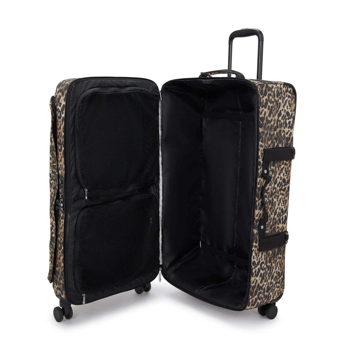 Spontaneous Large Printed Rolling Luggage Wild Leopard - 3