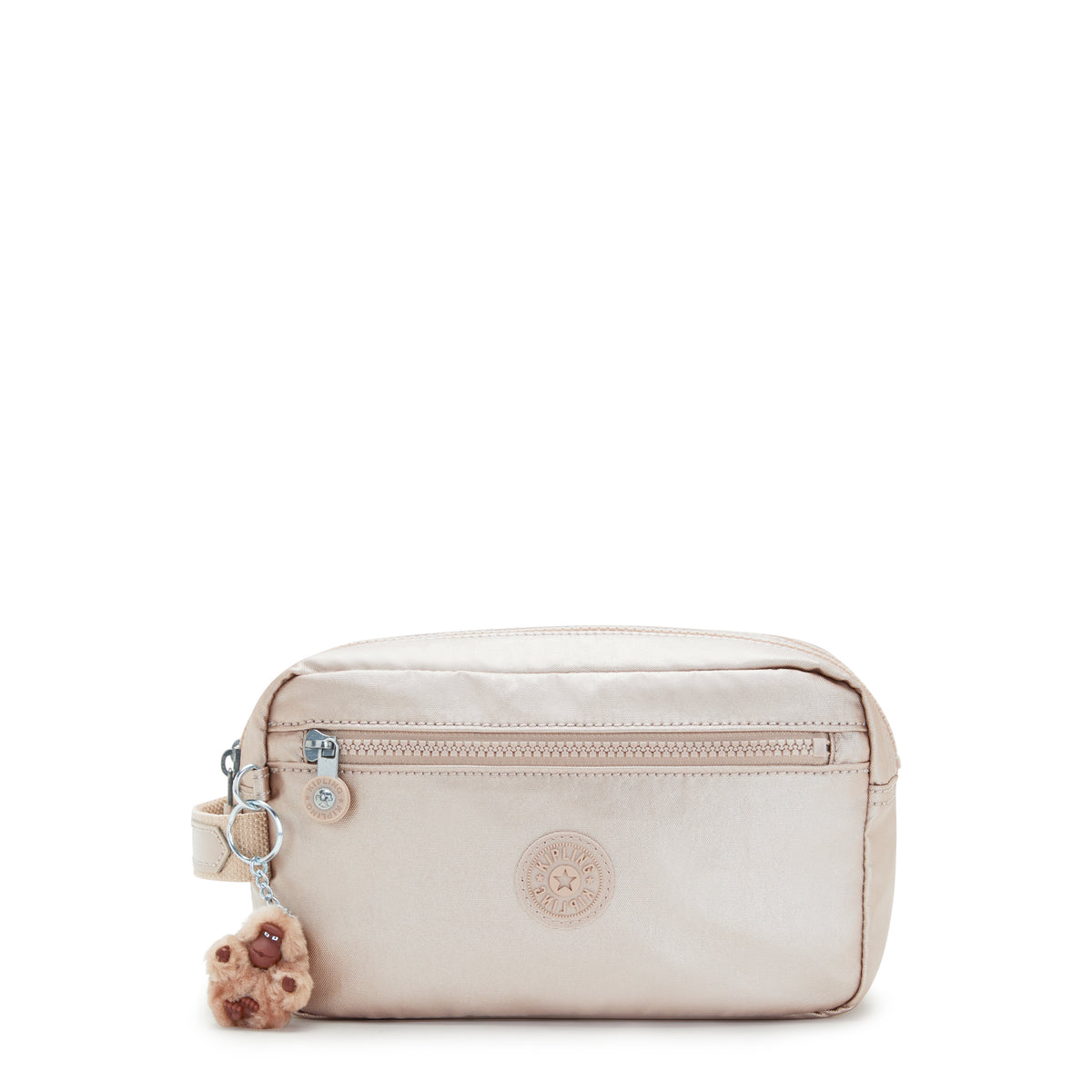 Amalfi Metallic Toiletry Bag Quartz Metallic