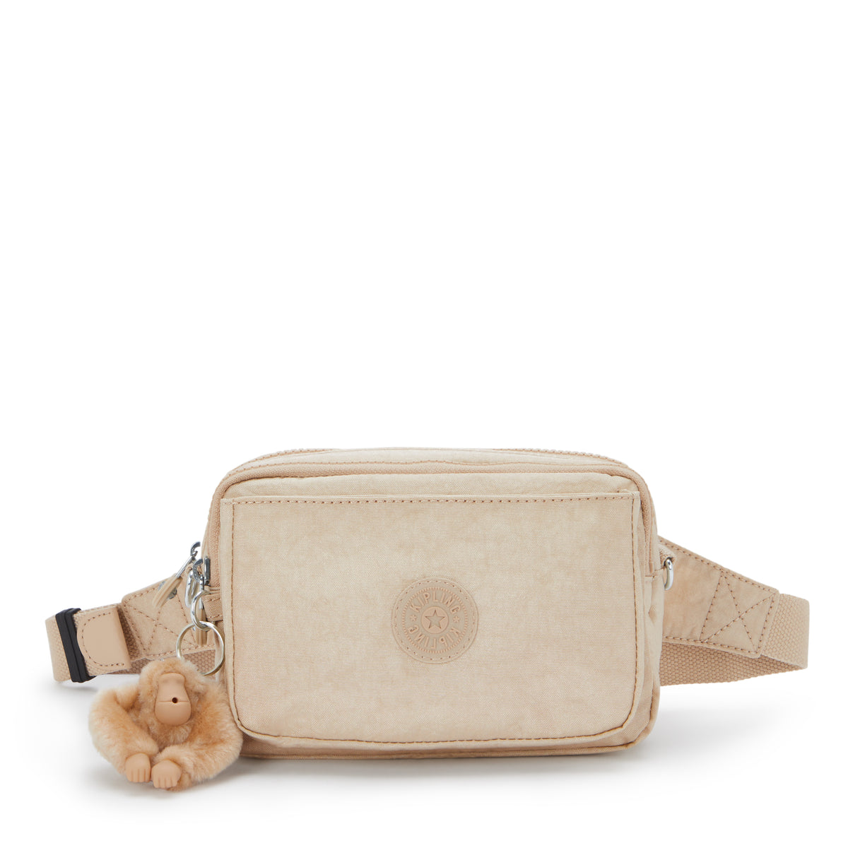 Abanu Multi Metallic Convertible Crossbody Bag Sparkled Beige - 1