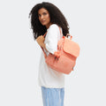 City Zip Small Backpack Pinky Orange-view-2 thumbnail