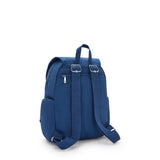 City Zip Small Backpack Casual Blue-view-3 thumbnail
