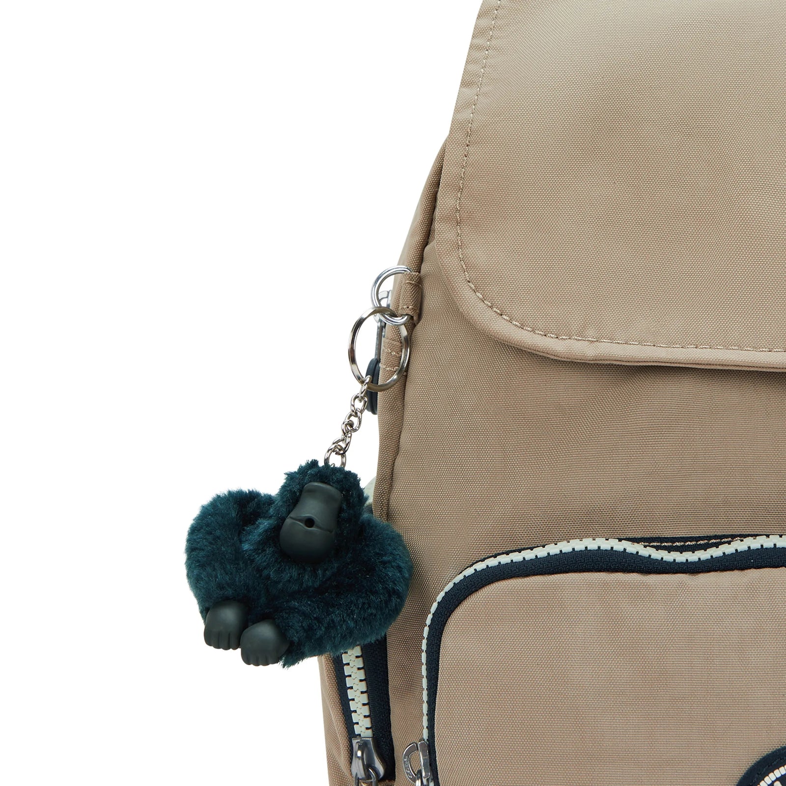 City Zip Small Backpack Soft Taupe-view-6
