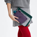 Iaka Large 3-in-1 Wristlet Emerald Velvet - 2