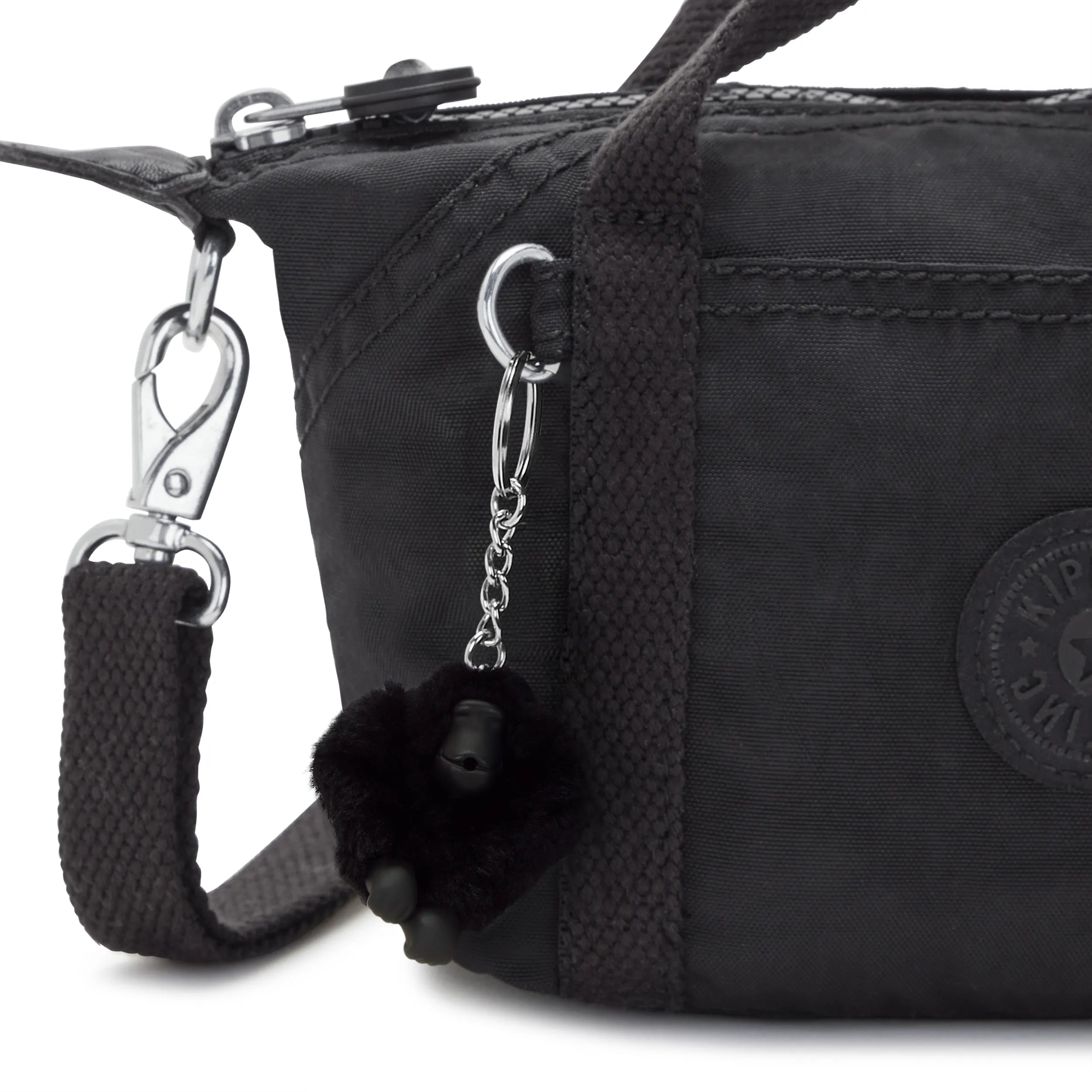 Art Compact Crossbody Bag - Black Noir