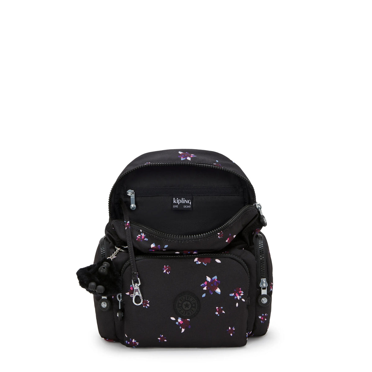 City Zip Mini Printed Backpack Night Flower - 3