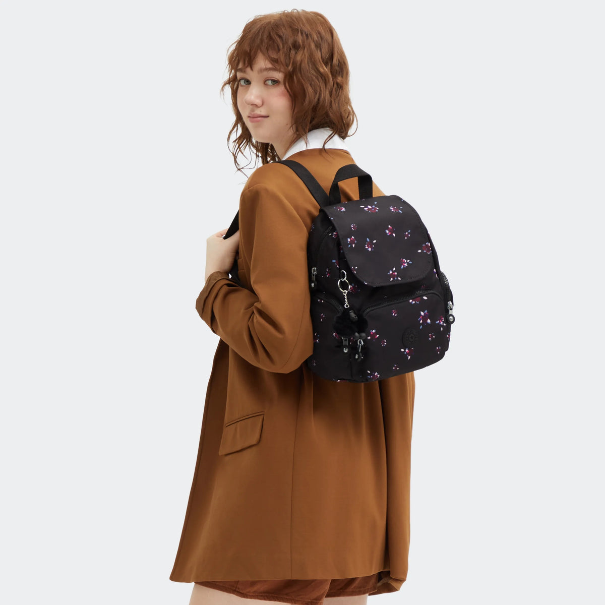 City Zip Mini Printed Backpack Night Flower - 2