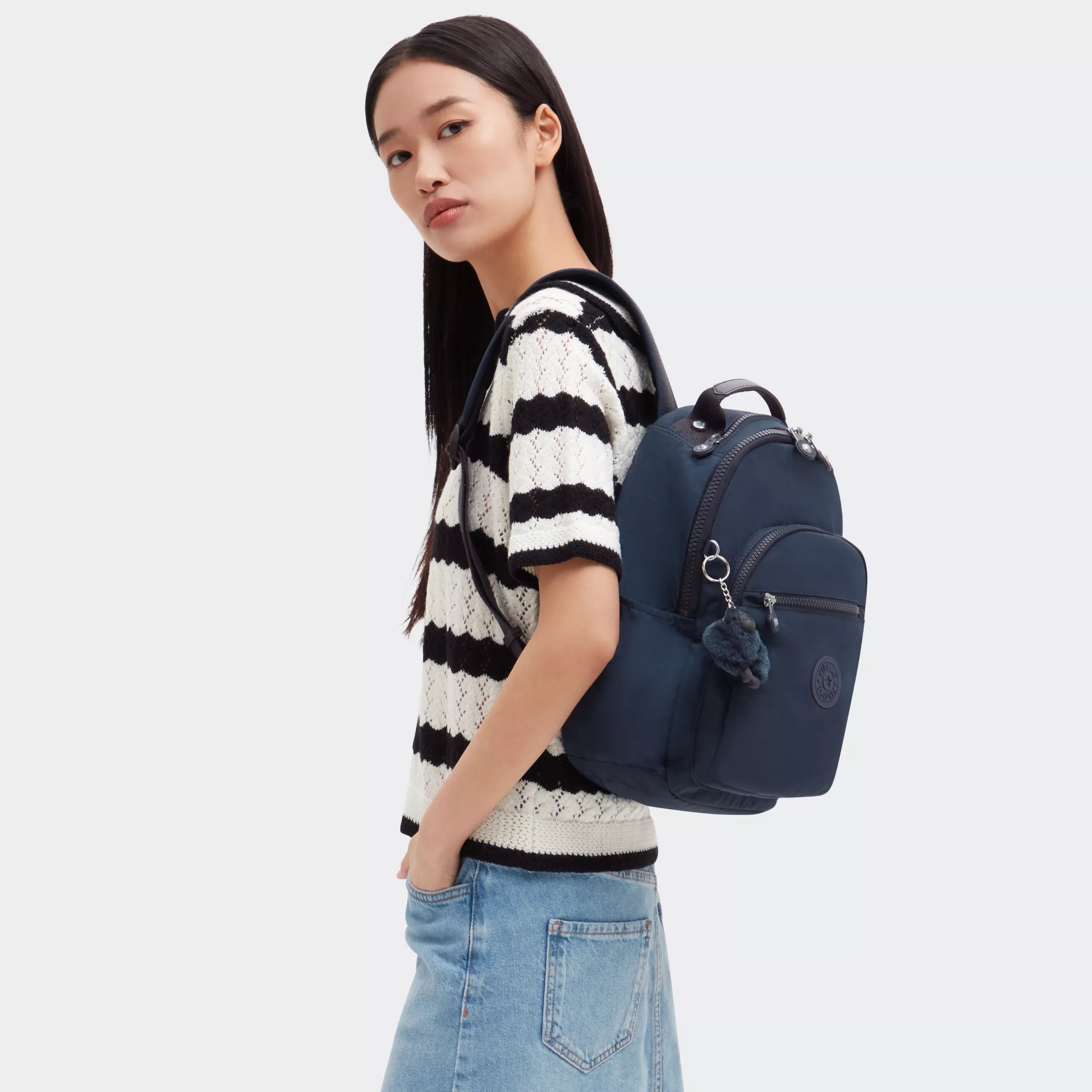 Seoul Small Tablet Backpack - Blue Bleu 2