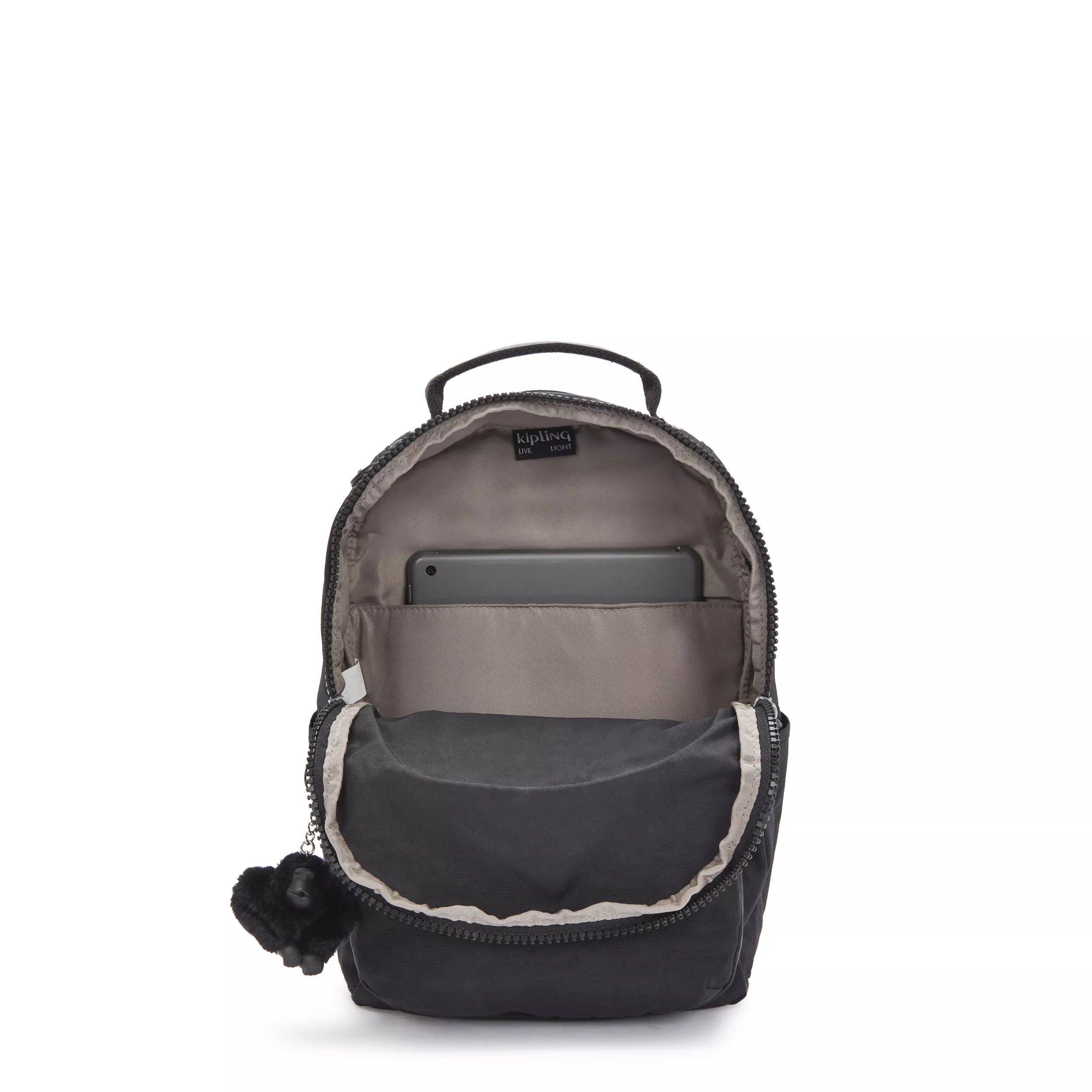 Kipling リュック ブラック Seoul Small Tablet Backpack - Black Noir