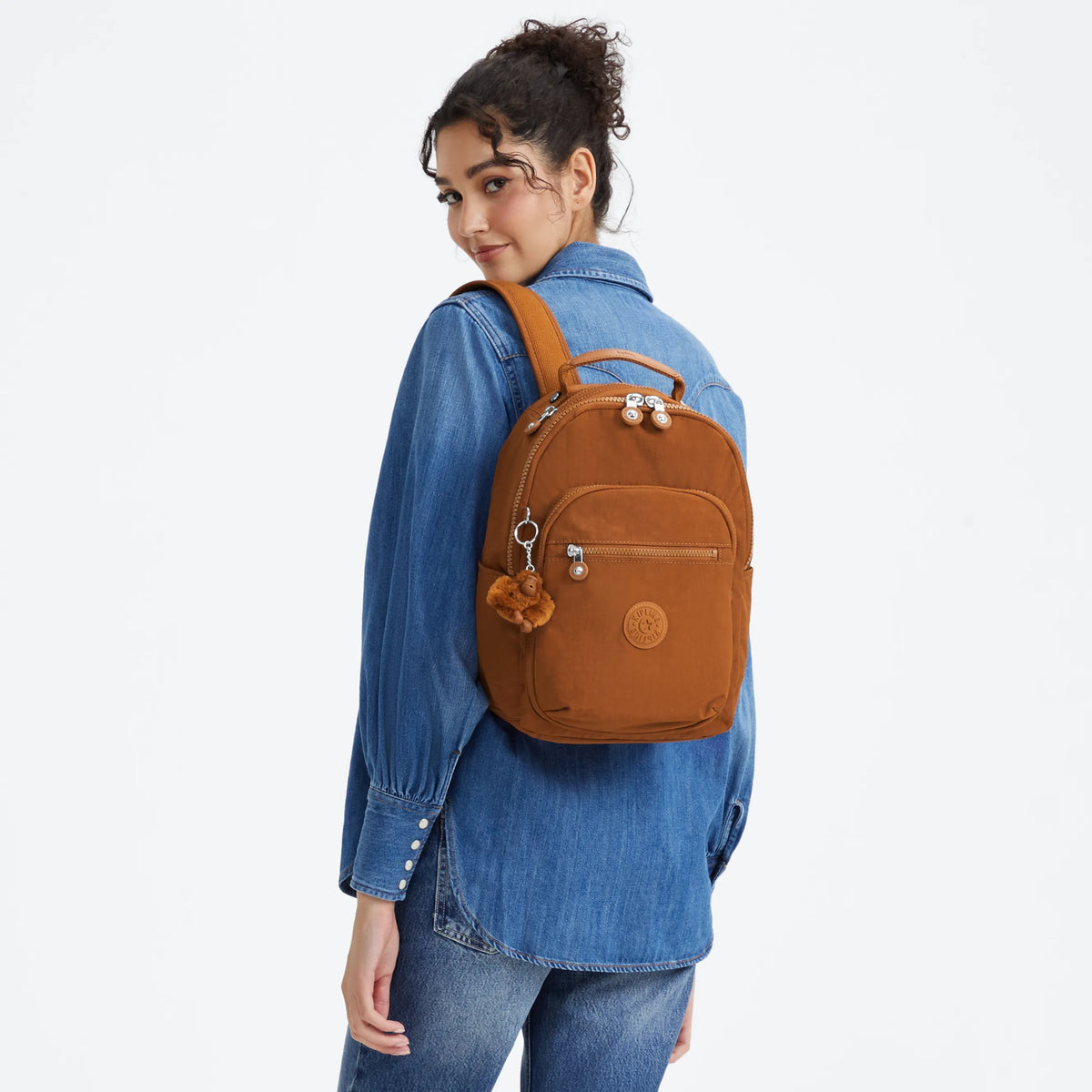 Seoul Small Tablet Backpack Stylish Mokka - 2