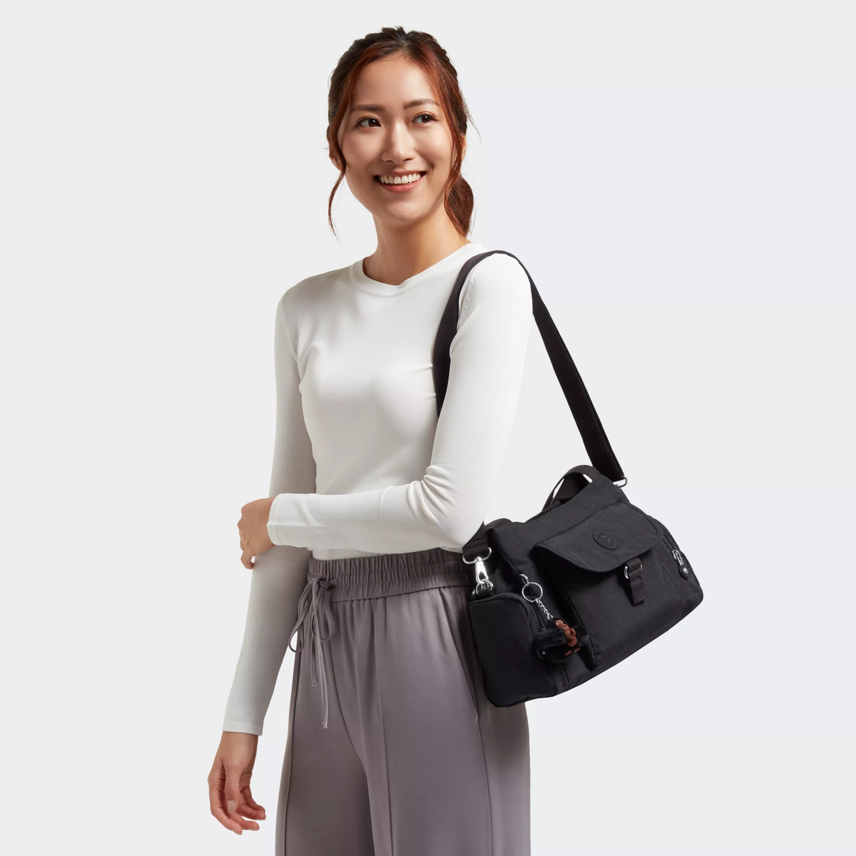 Felix Large Handbag Black Tonal - 2