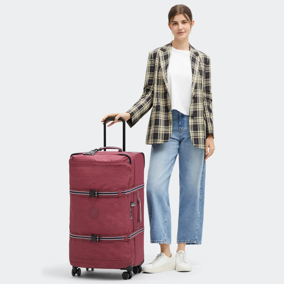 Spontaneous Large Rolling Luggage Lounge Wine - 2