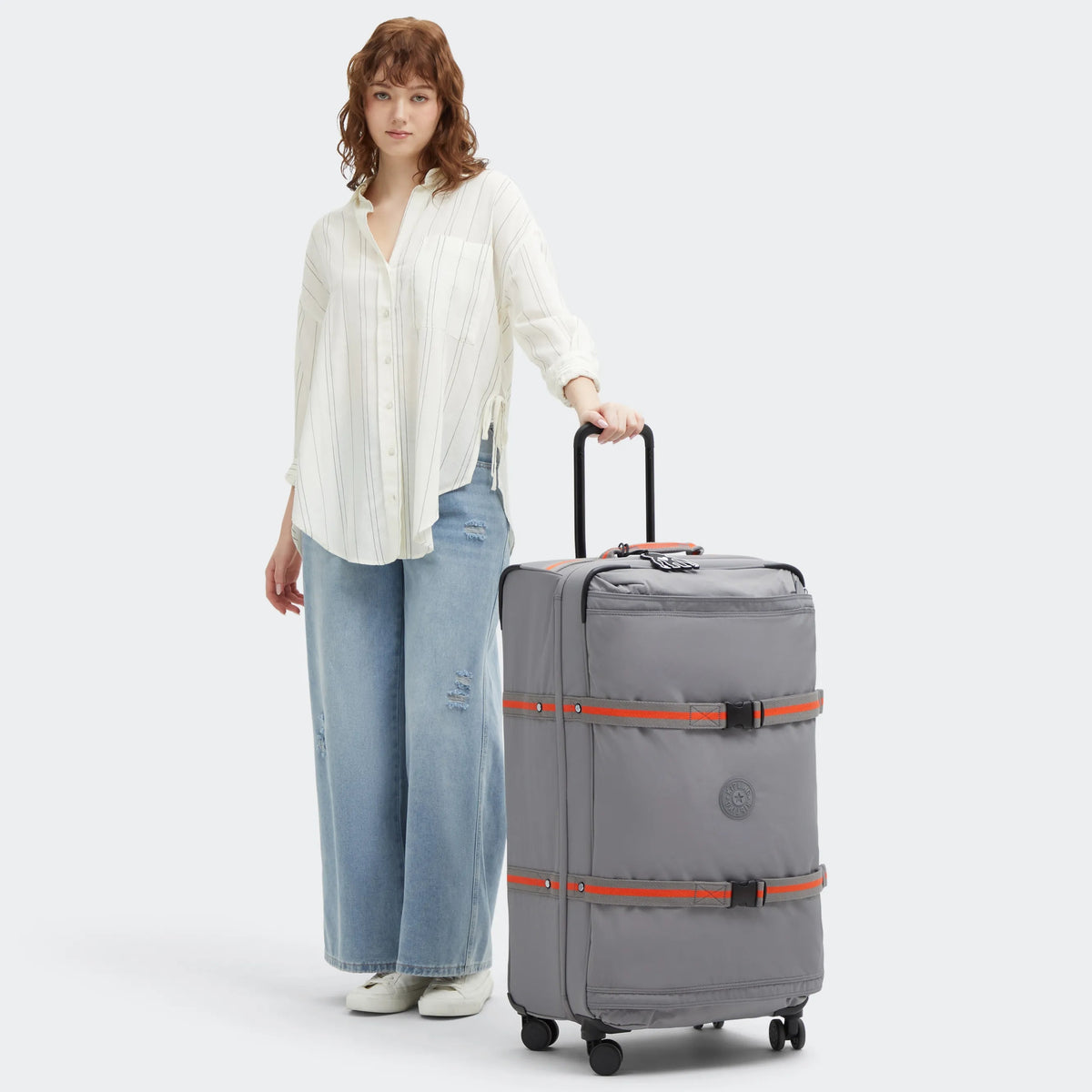 Spontaneous Large Rolling Luggage Inviting Grey - 2