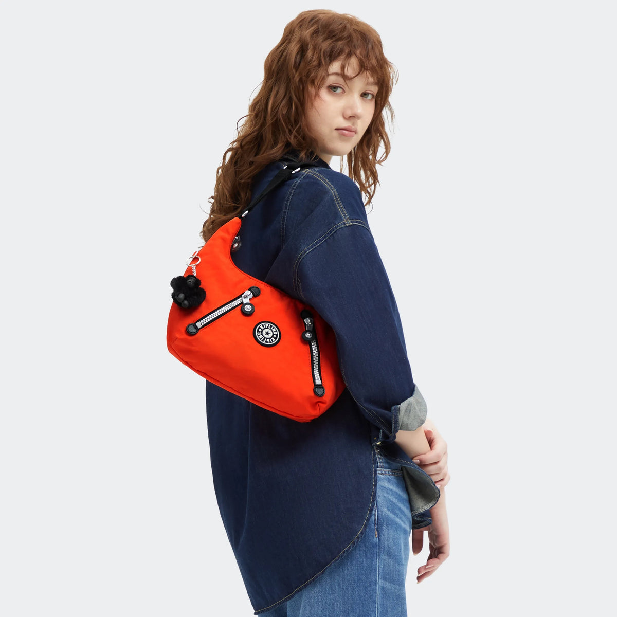 Nikki Shoulder Bag Open Orange Heritage - 2