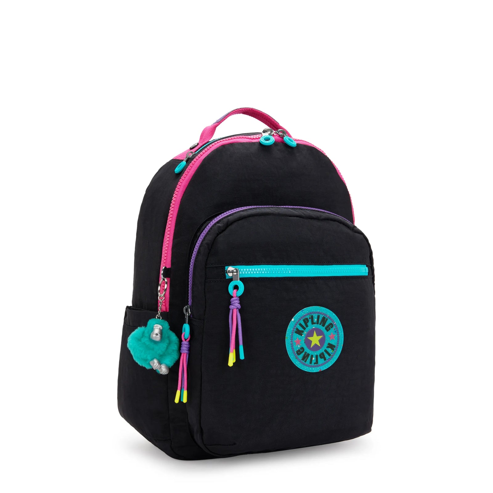 Seoul Large 15" Laptop Backpack Black Fun C-view-4