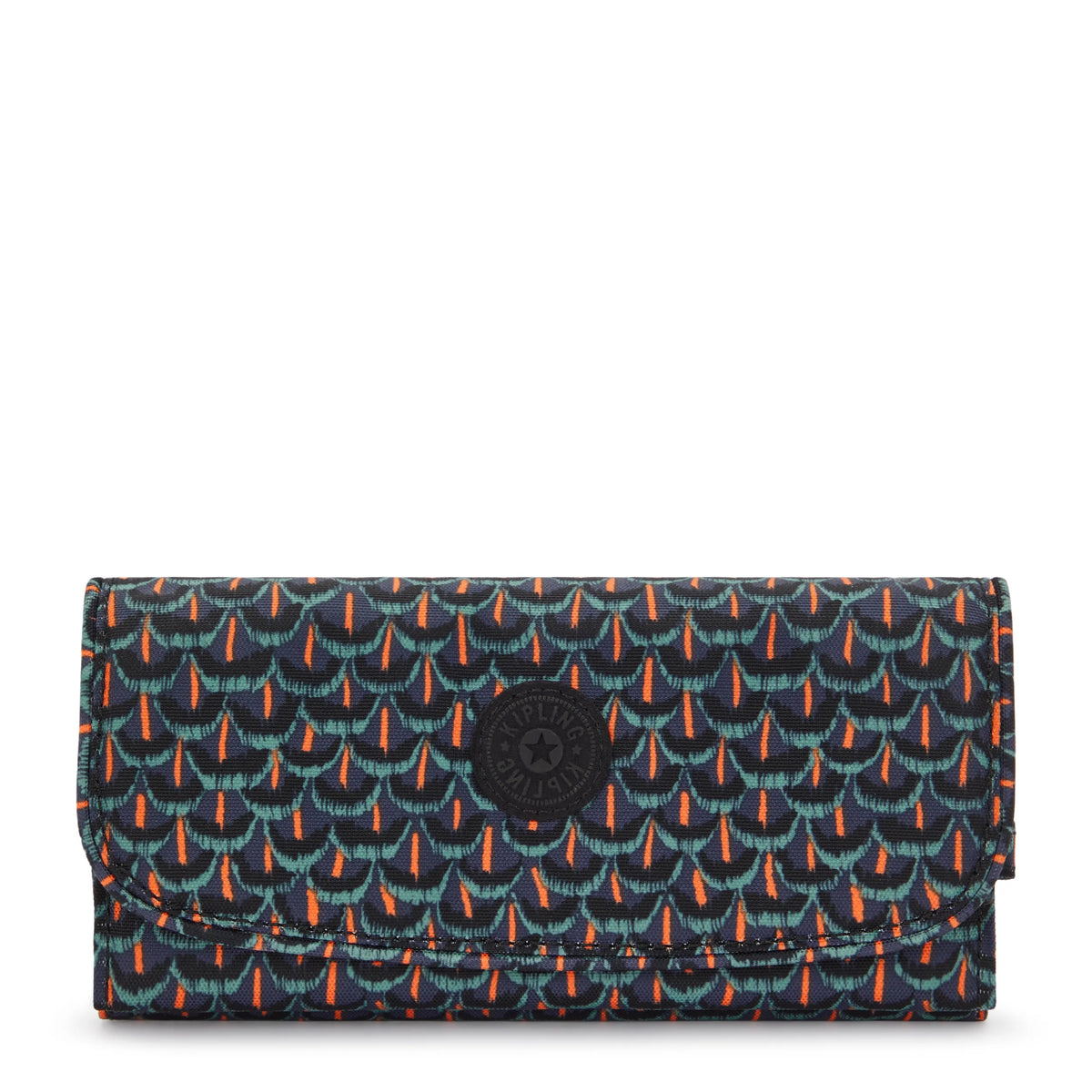 Money Land Printed Snap Wallet Geo Feather - 1