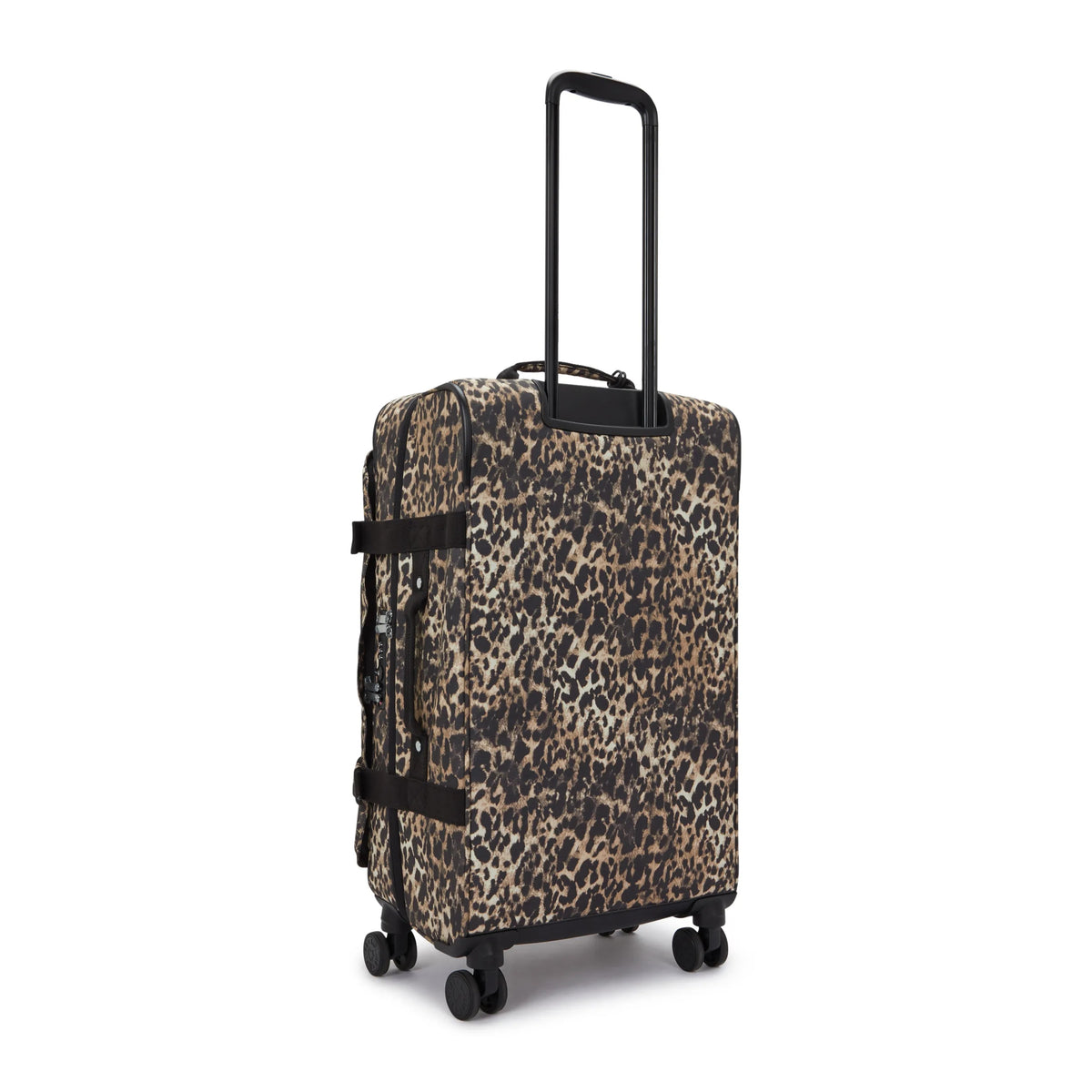 Spontaneous Medium Printed Rolling Luggage Wild Leopard - 2