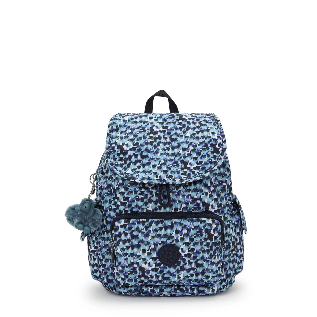 City Pack Small Printed Backpack Rainy Feathers - 1