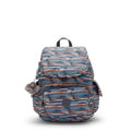 City Pack Small Printed Backpack Mineral Stripes - 1