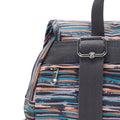 City Pack Small Printed Backpack Mineral Stripes - 5