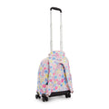 New Zea Printed 15" Laptop Rolling Backpack Flower Stamp-view-2 thumbnail