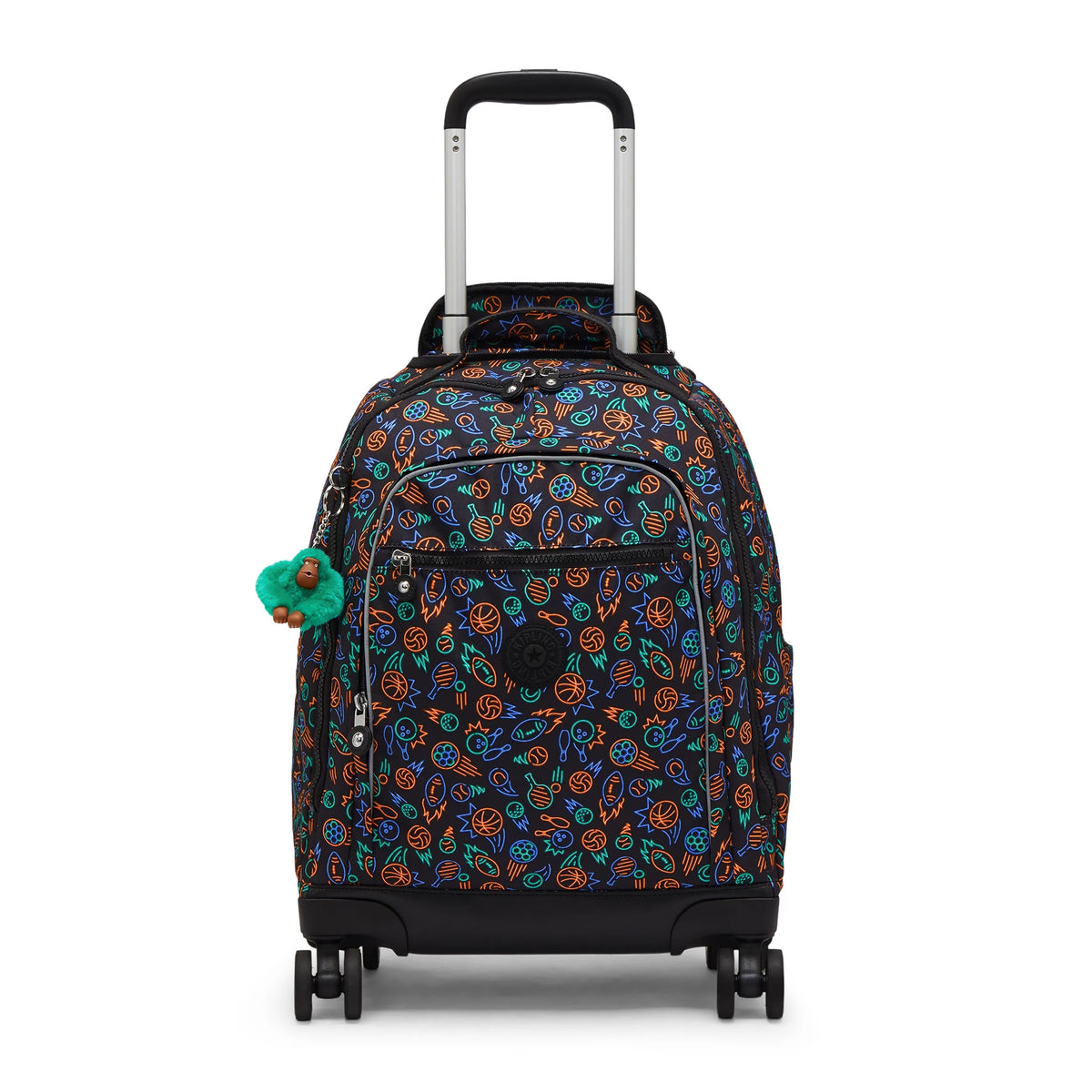 New Zea Printed 15" Laptop Rolling Backpack Sport Doodle - 