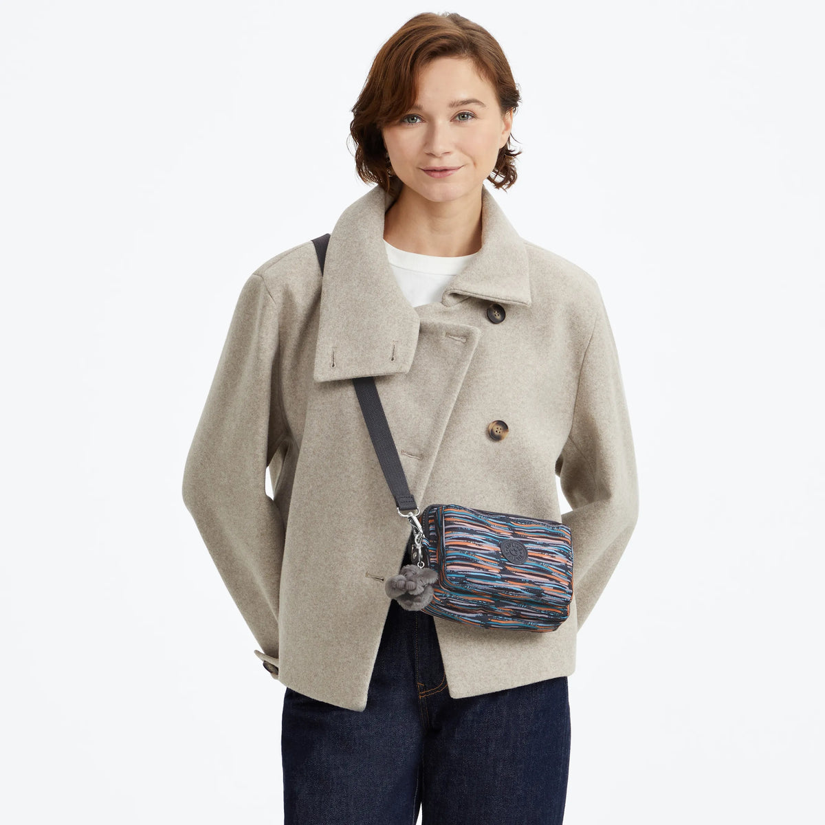 Abanu Multi Printed Convertible Crossbody Bag Mineral Stripes - 2